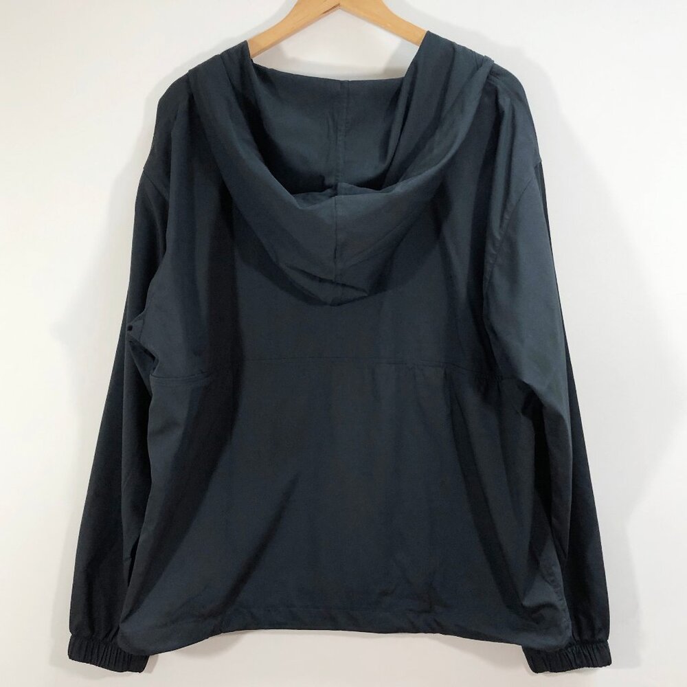 EUC GIRLFRIEND COLLECTIVE Men's Black Swish Half-Zip Windbreaker Jacket 5X - Picture 12 of 16